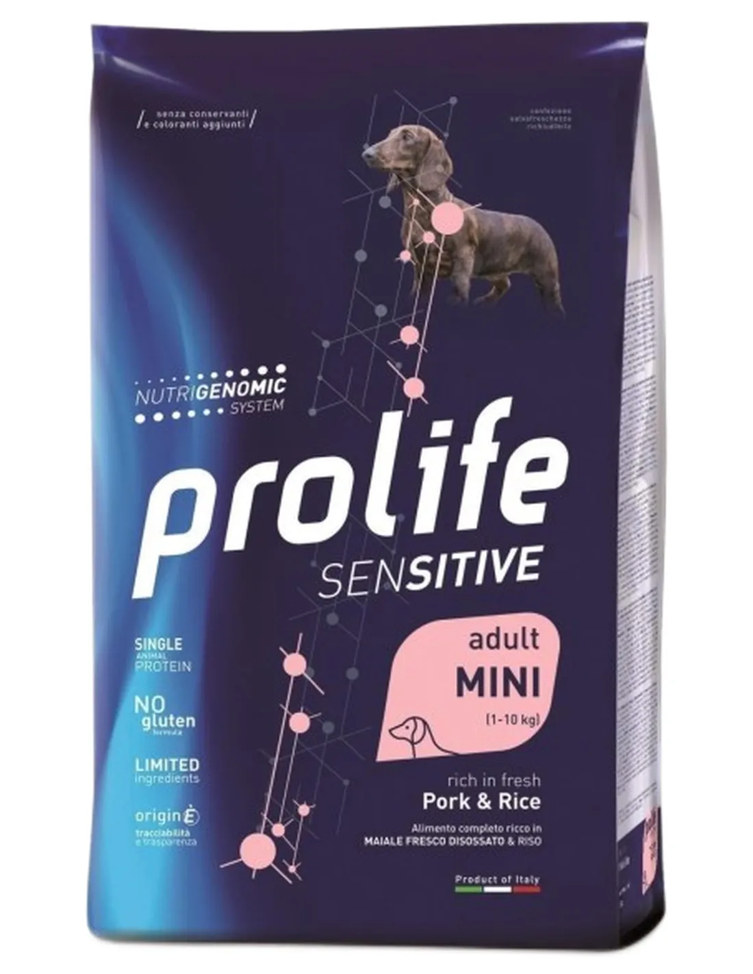 Prolife Sensitive Adult Mini Maiale e Riso 2kg