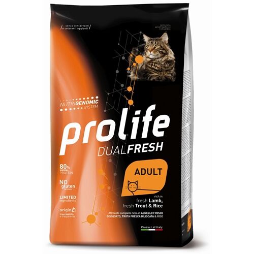 Prolife Cat Dual Fresh Agnello e Trota 7kg