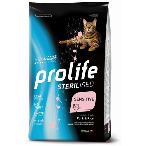 Prolife Sterilised Maiale e Riso 400g
