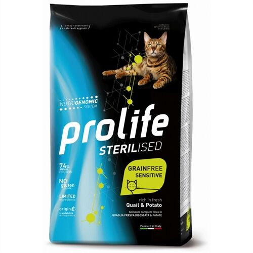 Prolife Cat Sterilised Grain Free Quaglia e Patate 1.5kg