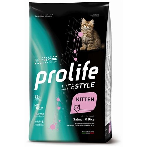 Prolife Cat Kitten Salmone e Riso 1.5kg