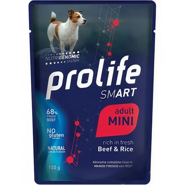 Prolife Smart Adult Manzo e Riso Mini 100g