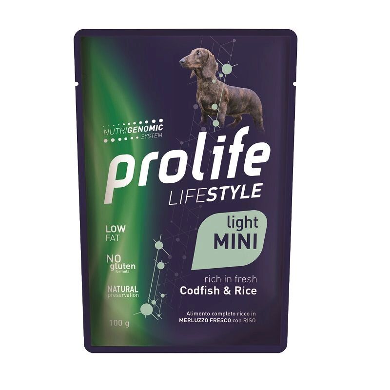 Prolife LifeStyle Light Merluzzo e Riso Mini 100g