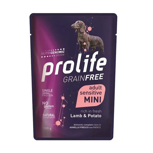 Prolife Sensitive GrainFree Adult Agnello e Patate Mini 100g