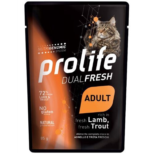 Prolife Dual Fresh Adult 85g Agnello e Trota