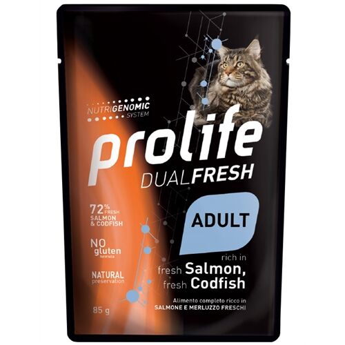Prolife Dual Fresh Adult 85g Salmone e Merluzzo