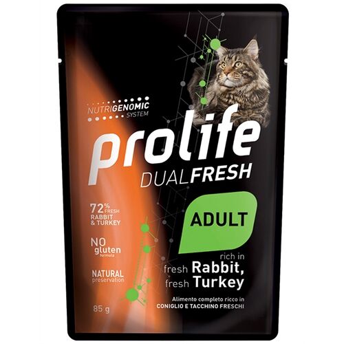 Prolife Dual Fresh Adult 85g Coniglio e Tacchino