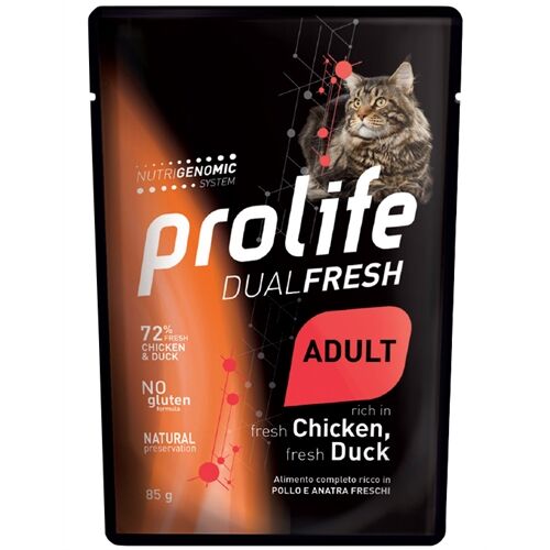 Prolife Dual Fresh Adult 85g Pollo e Anatra