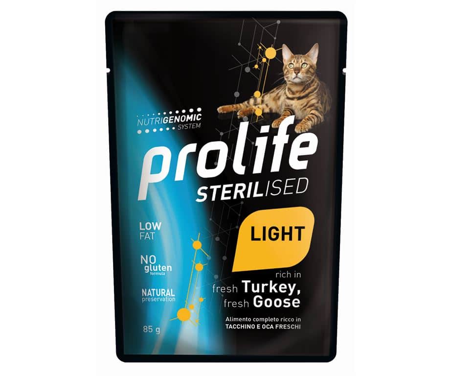 Prolife Sterilised Grain Free Adult 85g Tacchino e Oca-Light