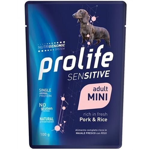 Prolife Sensitive Adult Maiale e Riso Mini 100g