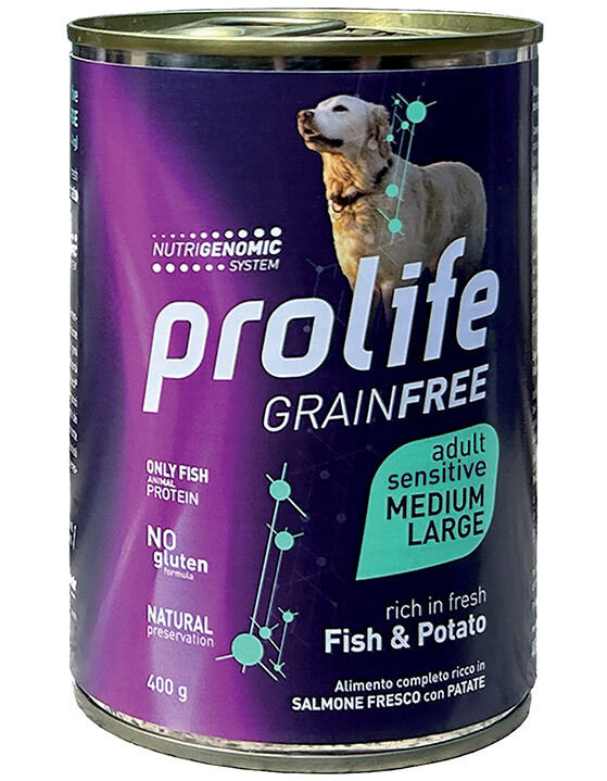 Prolife Sensitive GrainFree Pesce e Patate 400g