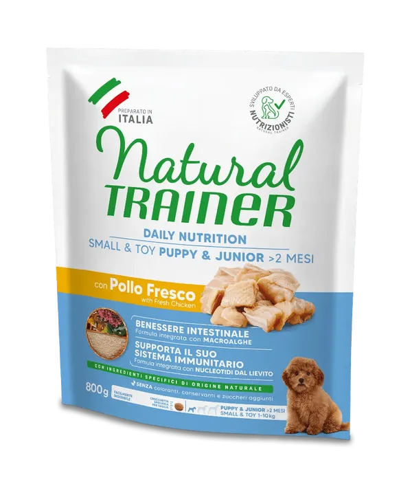 Natural Trainer Small&Toy Puppy&Junior con Pollo Fresco