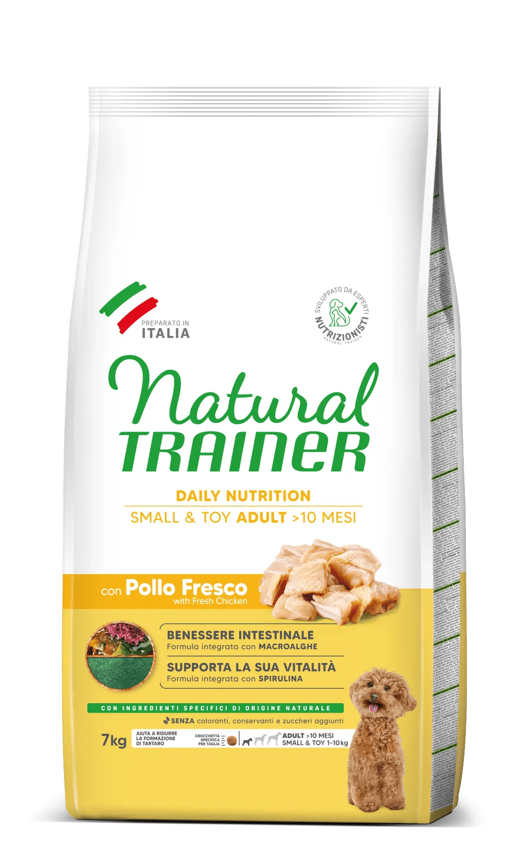 Natural Trainer Small&Toy Adult con Pollo Fresco 7kg