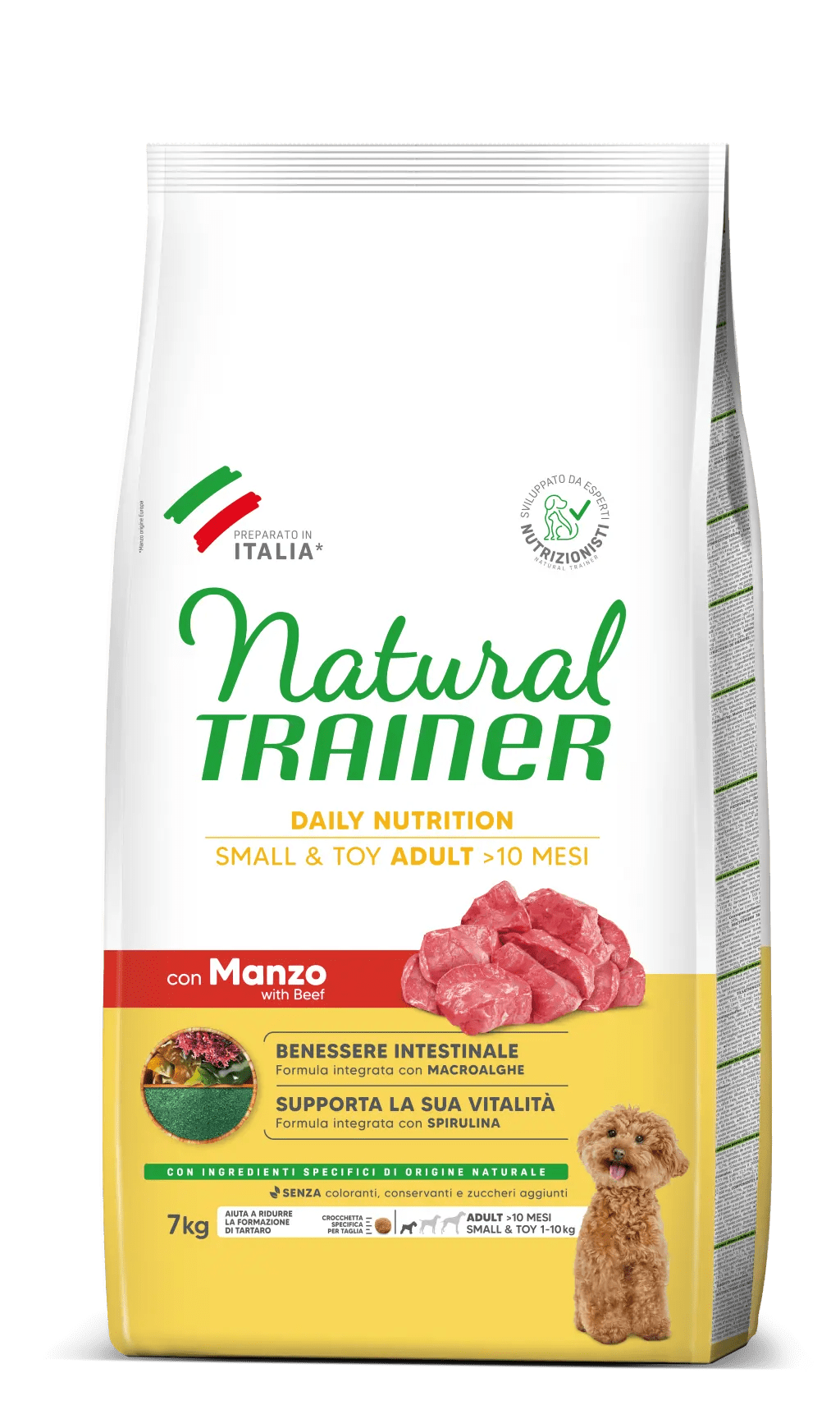 Natural Trainer Small&Toy Adult con Manzo 7kg