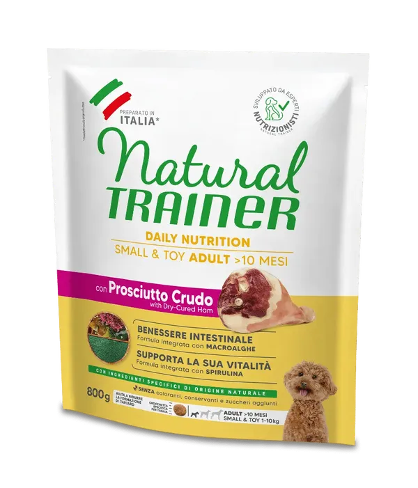 Natural Trainer Small&Toy Adult con Prosciutto Crudo