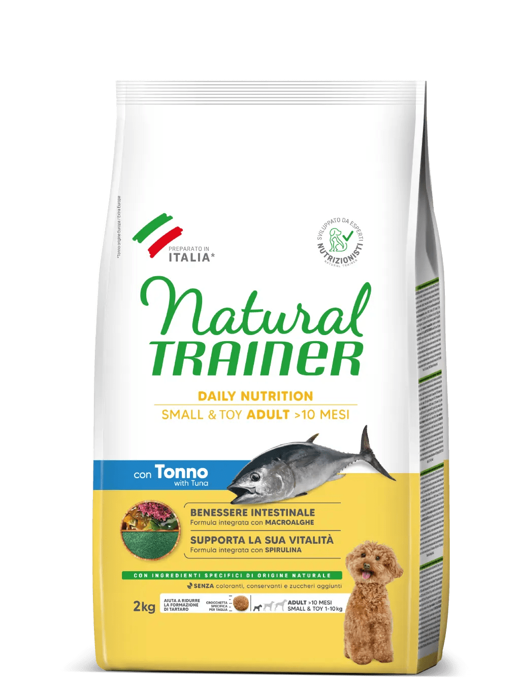 Natural Trainer Small&Toy Adult con Tonno 2kg