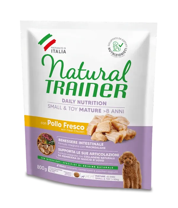 Natural Trainer Small&Toy Mature con Pollo Fresco