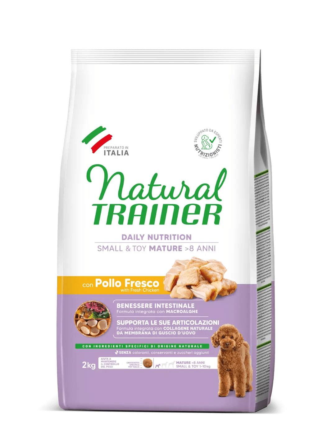 Natural Trainer Small&Toy Mature con Pollo Fresco 2kg