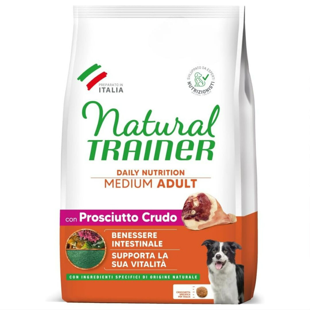 Natural Trainer Medium Adult con Prosciutto Crudo 3kg