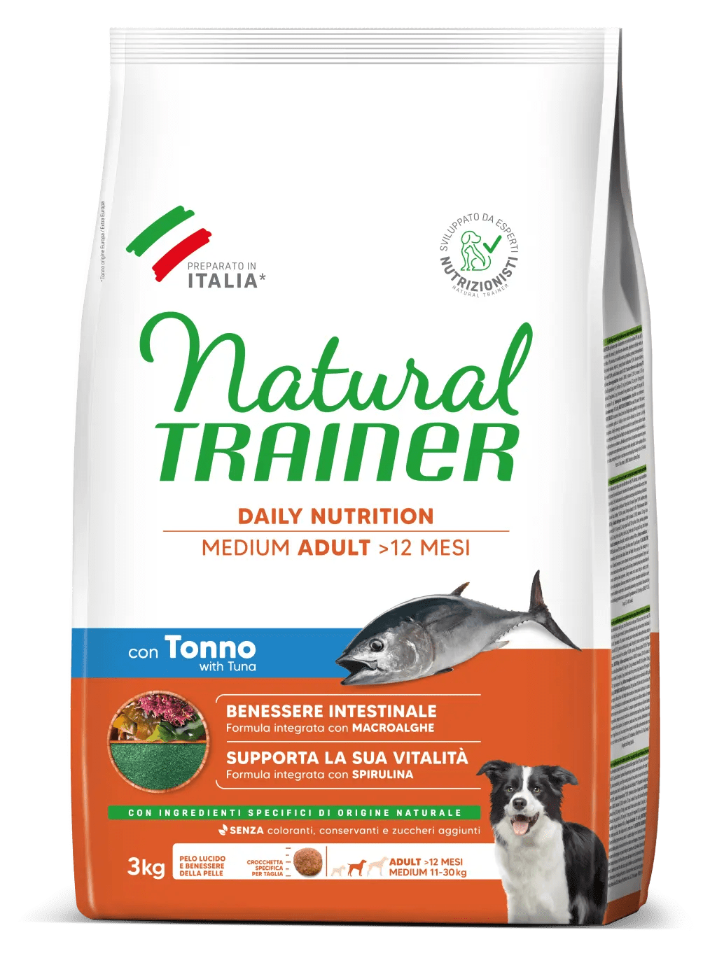 Natural Trainer Medium Adult con Tonno 3kg