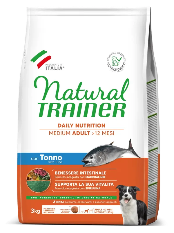 Natural Trainer Medium Adult con Tonno