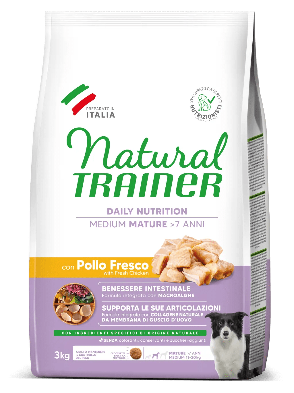 Natural Trainer Medium Mature con Pollo Fresco 3kg
