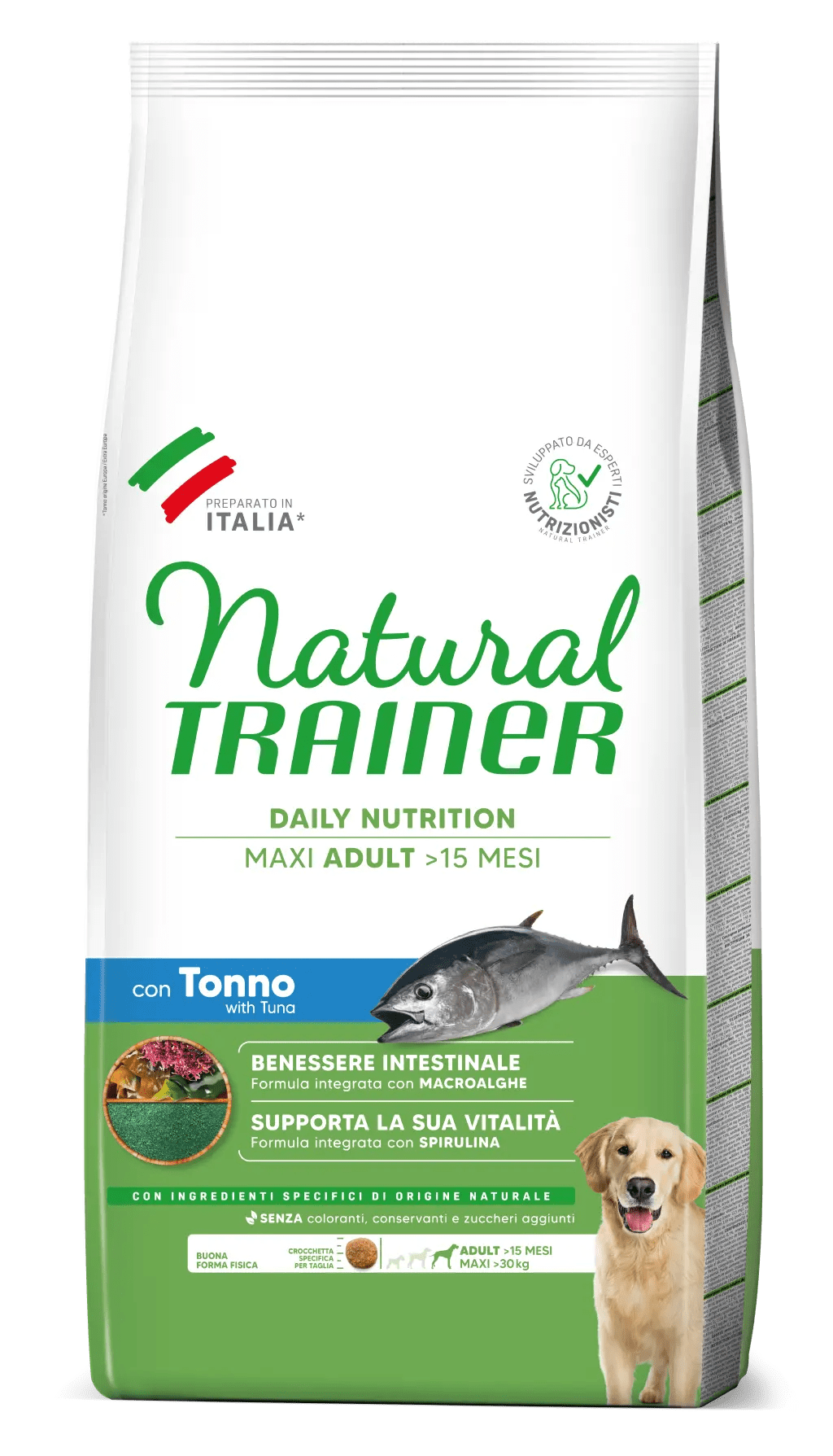 Natural Trainer Maxi Adult con Tonno 12kg