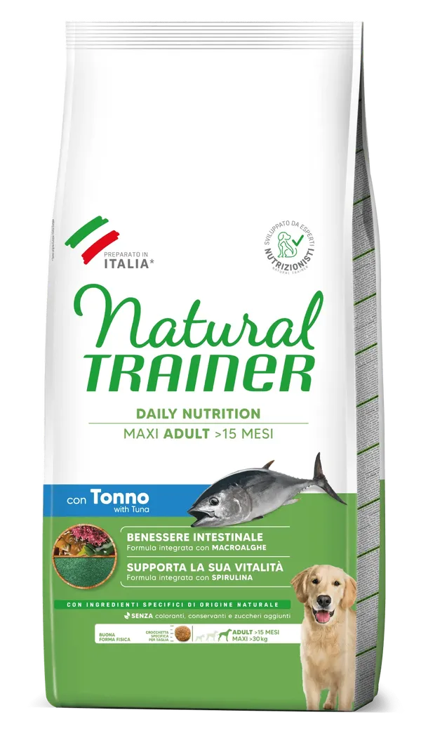 Natural Trainer Maxi Adult con Tonno 12kg
