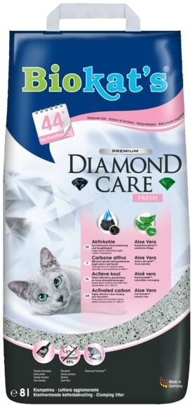 Biokat's Diamond Care Fresh Lettiera Agglomerante per Gatti 8lt