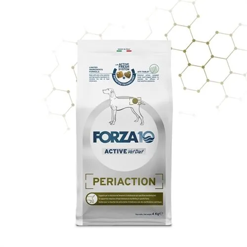 FORZA10 Periaction Active – Alimento Dietetico Completo per Cani con Intolleranze Alimentari e Disturbi Perianali