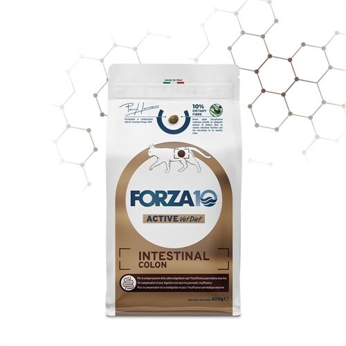 FORZA10 Intestinal Colon Adult 1,5kg – Alimento Dietetico Completo per Gatti con Disturbi Intestinali