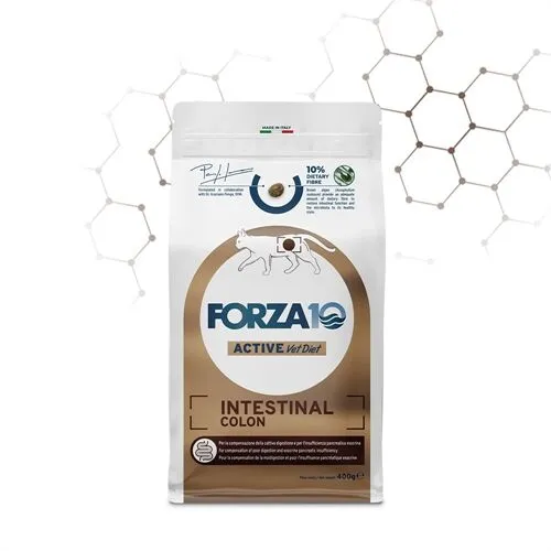 FORZA10 Intestinal Colon Adult 1,5kg – Alimento Dietetico Completo per Gatti con Disturbi Intestinali