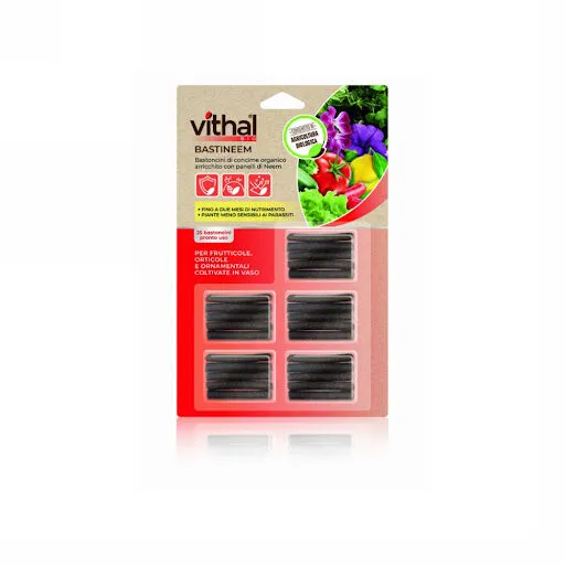 KB Vithal Bio Bastoncini di Concime BastiNeem 25x2g
