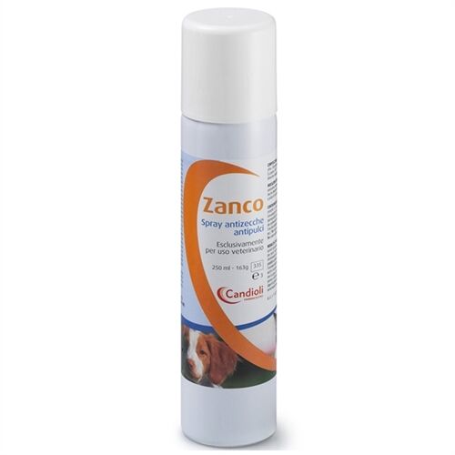 Candioli Zanco Spray Antipulci per Cani e Gatti 250 ml – Protezione contro Pulci e Parassiti