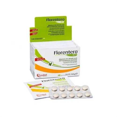 Florentero 10 Compresse – Integratore per l’Equilibrio della Flora Intestinale di Cani e Gatti