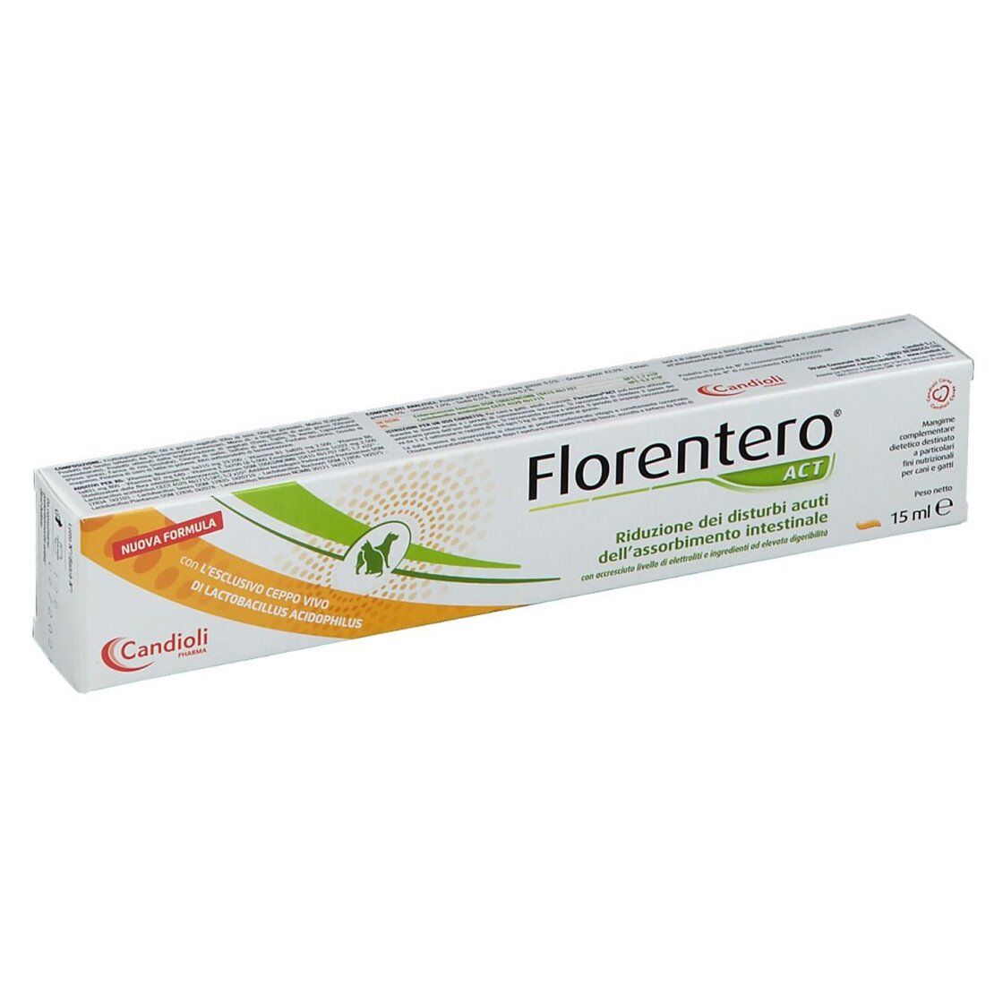 Florentero Act Pasta 15 ml – Integratore Intestinale in Pasta per Gatti