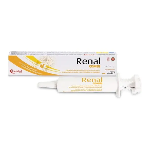 Renal Combi Pasta Appetibile per Cani e Gatti 30 ml – Supporto della Funzione Renale e del Benessere Urinario