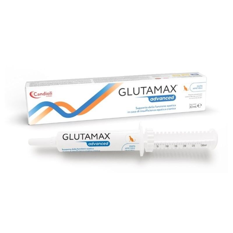 Candioli Glutamax Advanced Pasta per Cani e Gatti 30 ml – Supporto della Funzione Epatica e del Benessere del Fegato