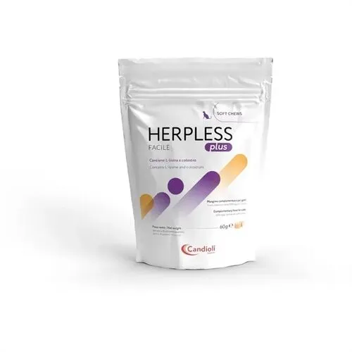 Candioli Herpless Plus Facile Integratore per Gatti – 30 Bocconcini per il Supporto delle Difese Immunitarie