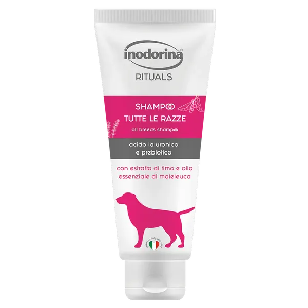 Inodorina Shampoo Rituals Tutte le Razze con Estratto di Timo e Olio Essenziale di Malaleuca 250ml
