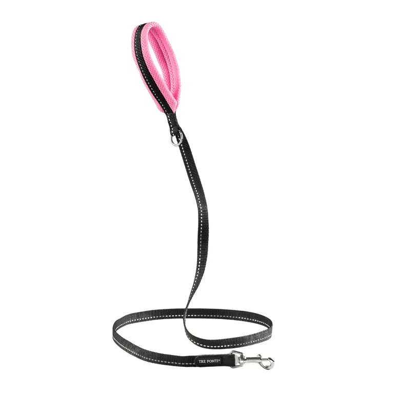 Tre Ponti Guinzaglio Mesh Rosa Fluo