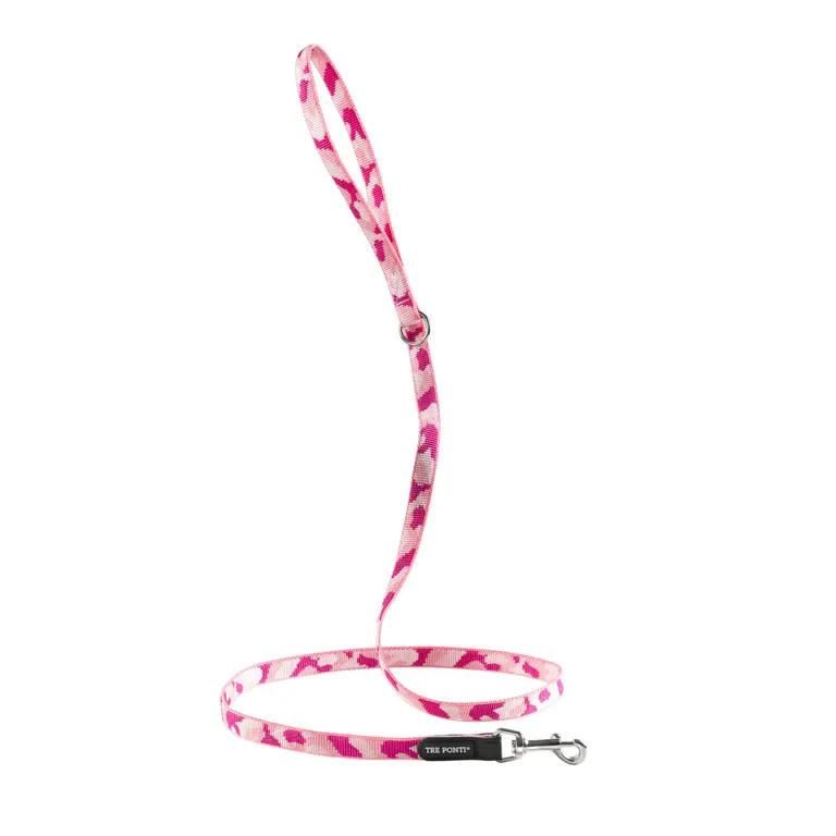 Tre Ponti Guinzaglio Classico Rosa Mimetico