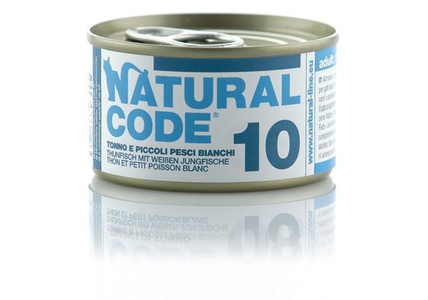 Natural Code Adult 85g Tonno e piccoli pesci bianchi