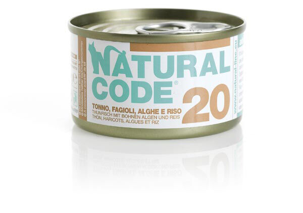 Natural Code Adult 85g Tonno, fagioli e alghe