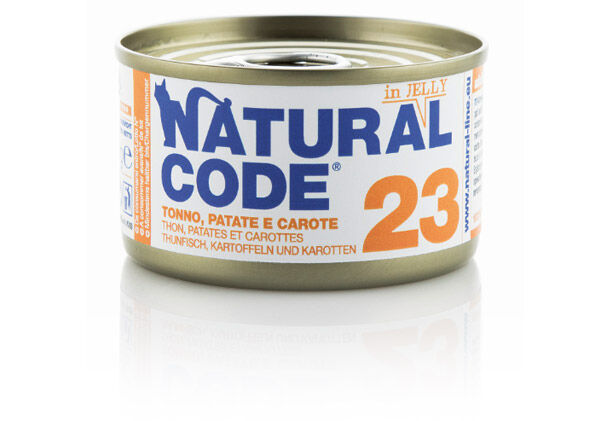 Natural Code Adult 85g Tonno, patate e carote