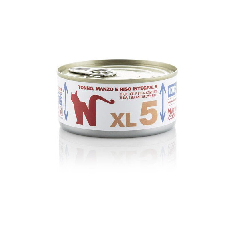 Natural Code XL 170g Tonno, manzo e riso
