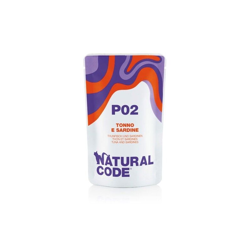 Natural Code Bustine Adult 70g Tonno e sardine