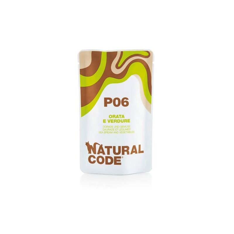 Natural Code Bustine Adult 70g Orata e verdure
