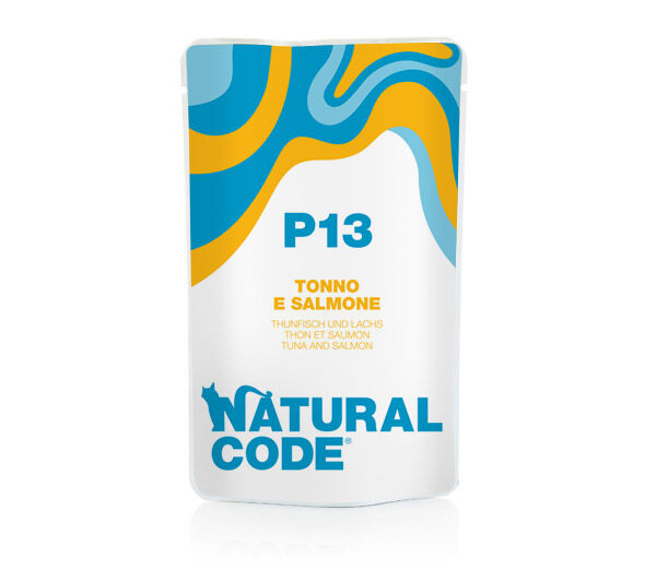 Natural Code Bustine Adult 70g Tonno e salmone
