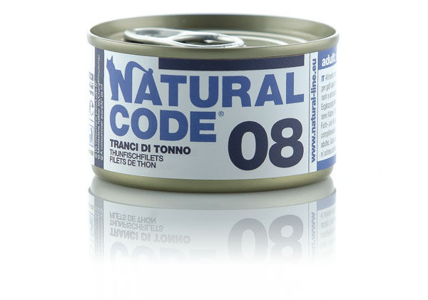 Natural Code Adult 85g Tranci di tonno
